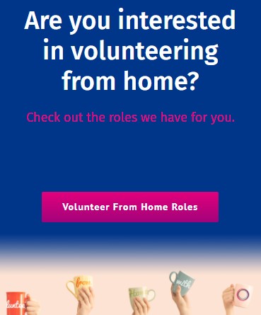 Screenshot volunteer from home